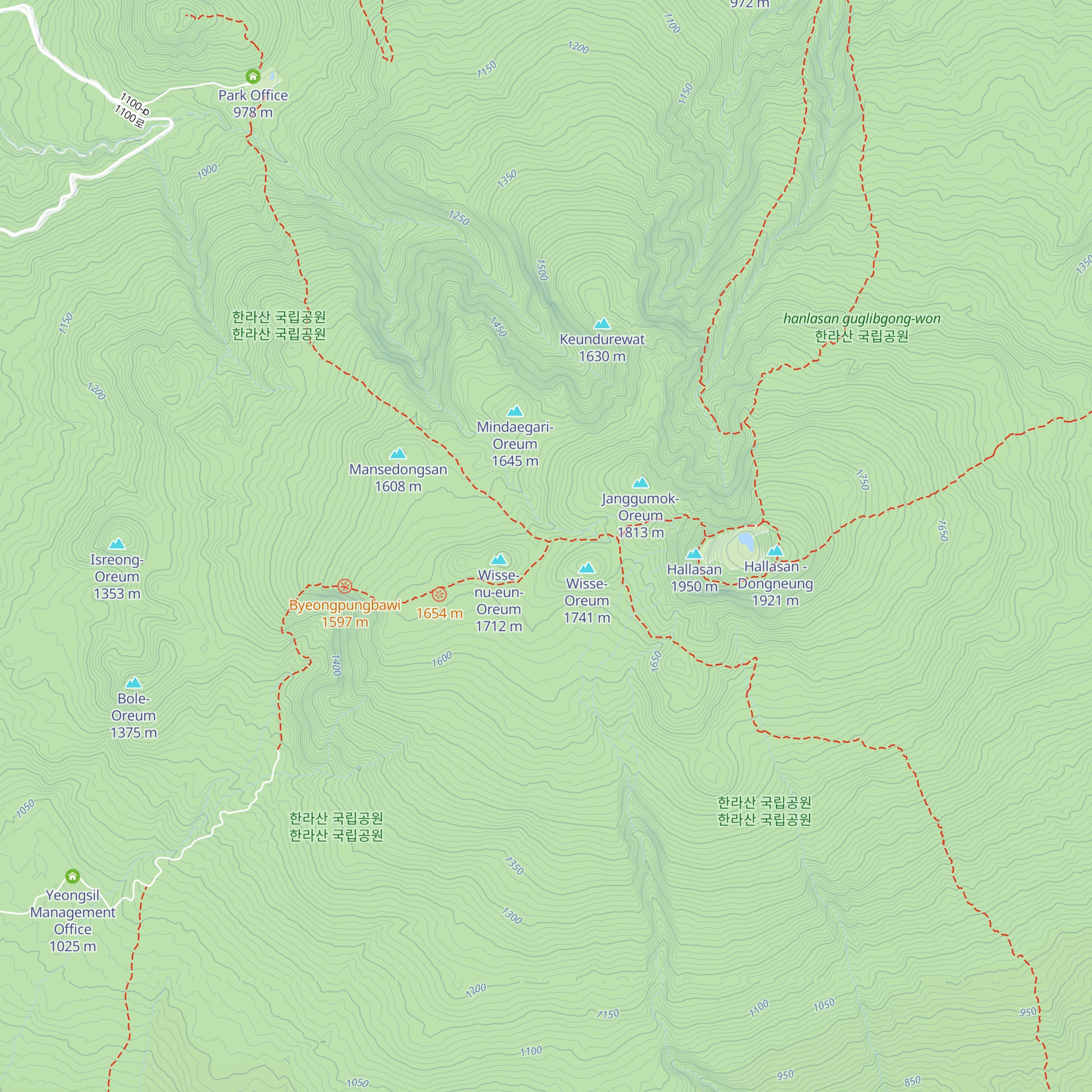 Witseoreum-Schutzhütte map