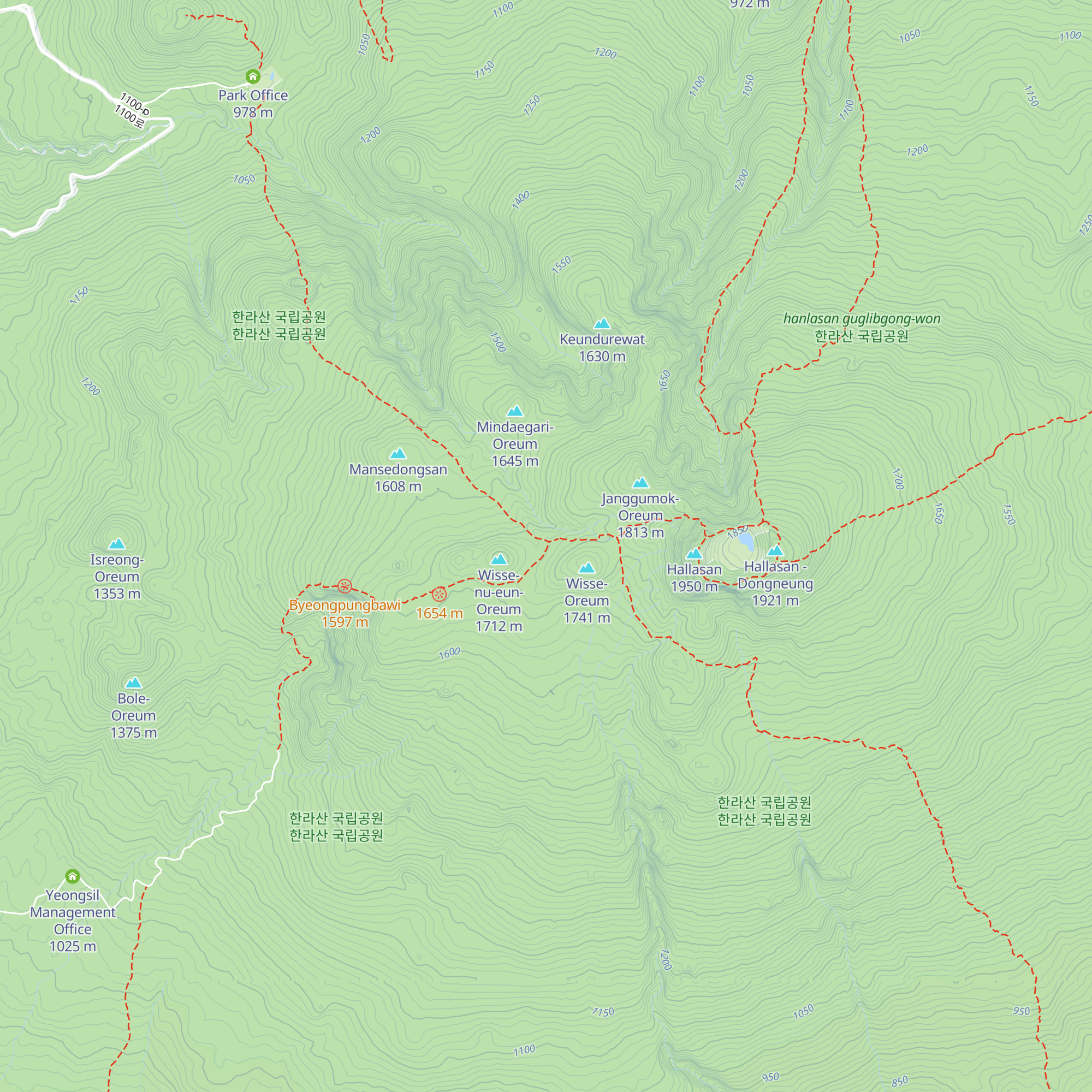Witseoreum-Schutzhütte map