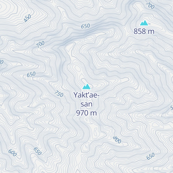 Map of Yakt’ae-san