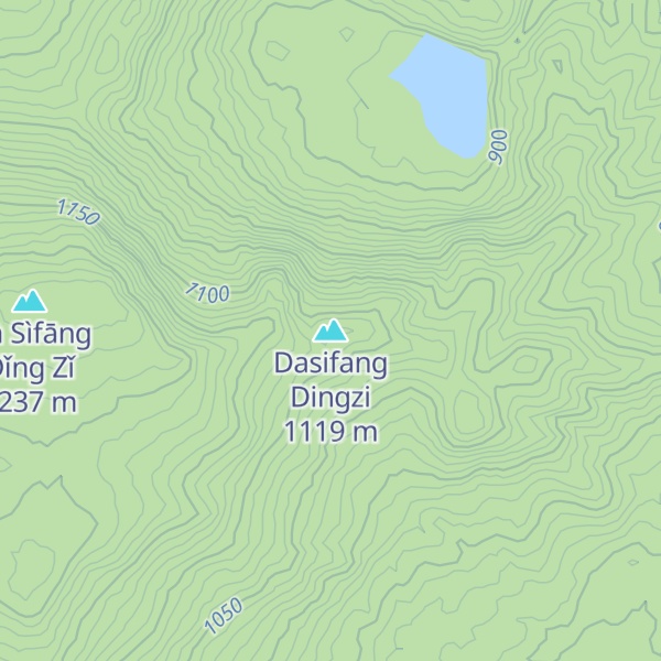 Map of Dasifang Dingzi