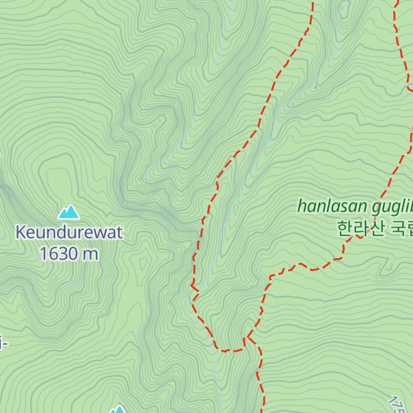 Map of Samgakbong Peak Shelter