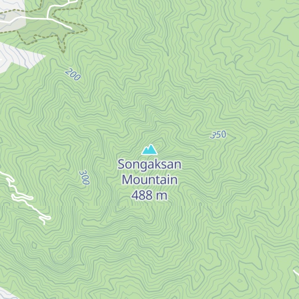 Map of Songaksan Mountain