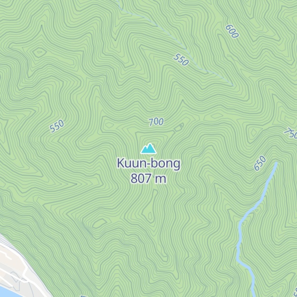 Map of Kuun-bong