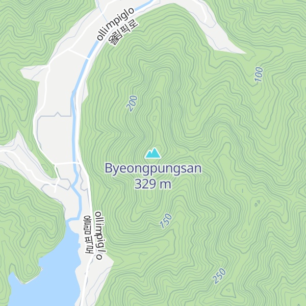 Map of Byeongpungsan