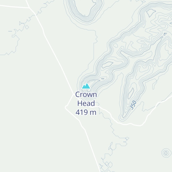 Map of Crown Head