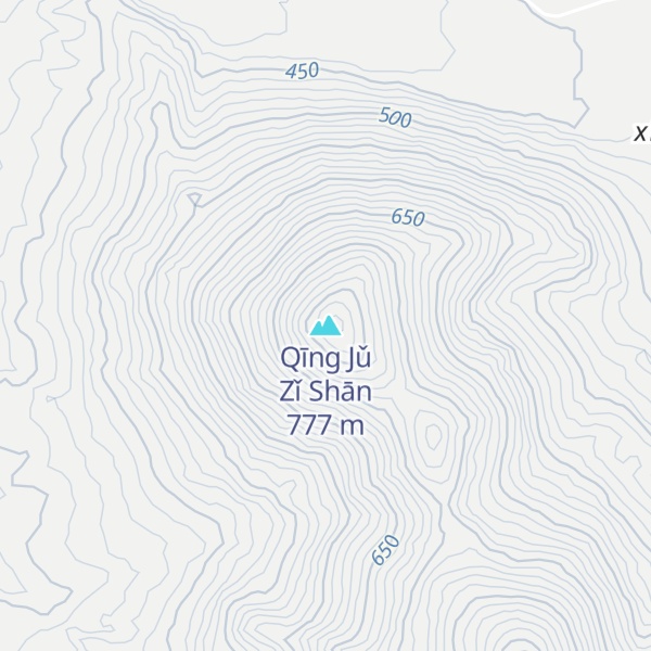 Map of Qīng Jǔ Zǐ Shān