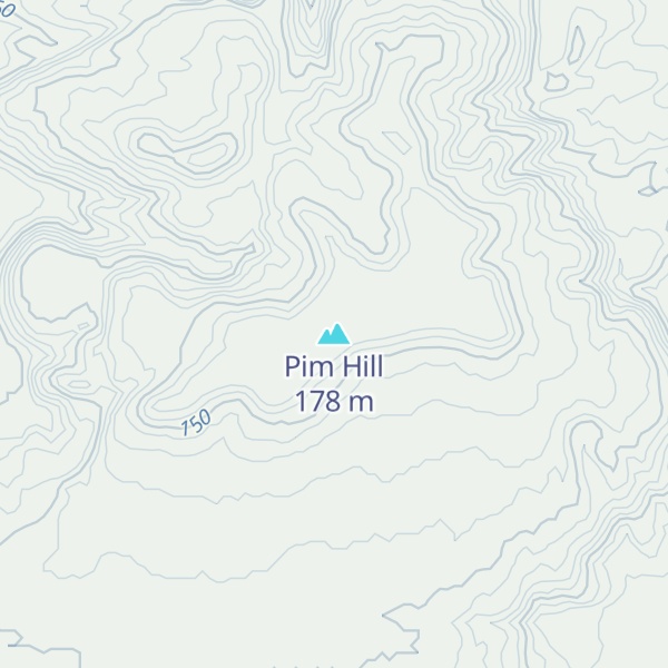 Map of Pim Hill