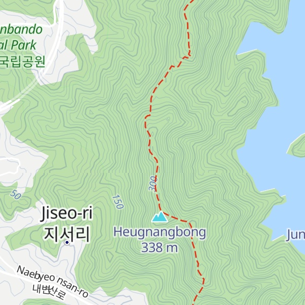 Map of Heungnyangbong