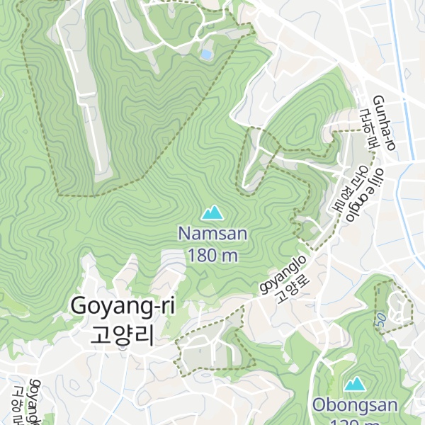Map of Namsan