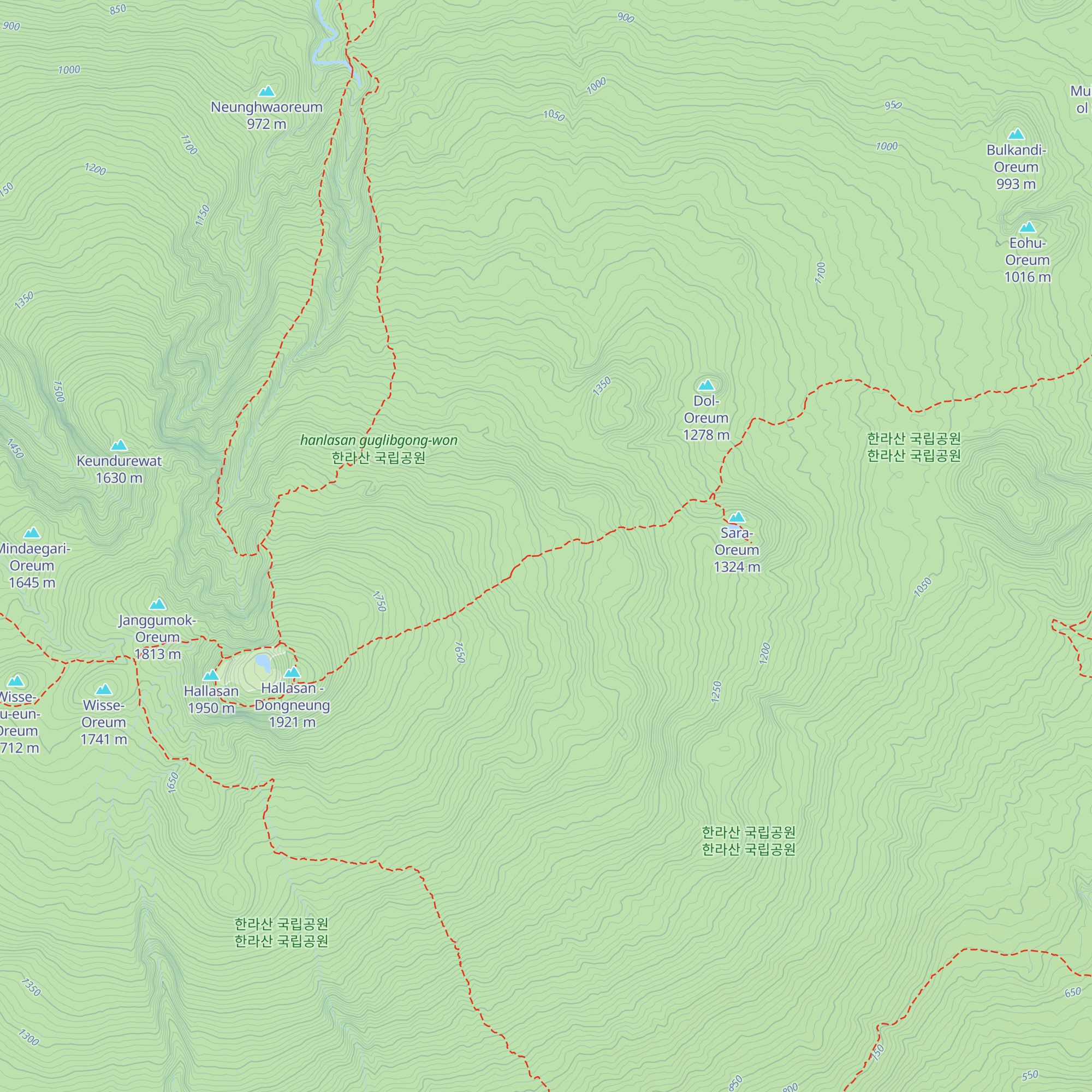 Jindalraebat Shelter map
