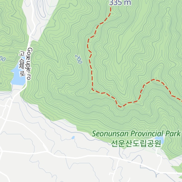 Map of Ceongryongsan