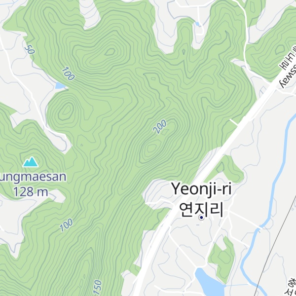 Map of Taebongsan