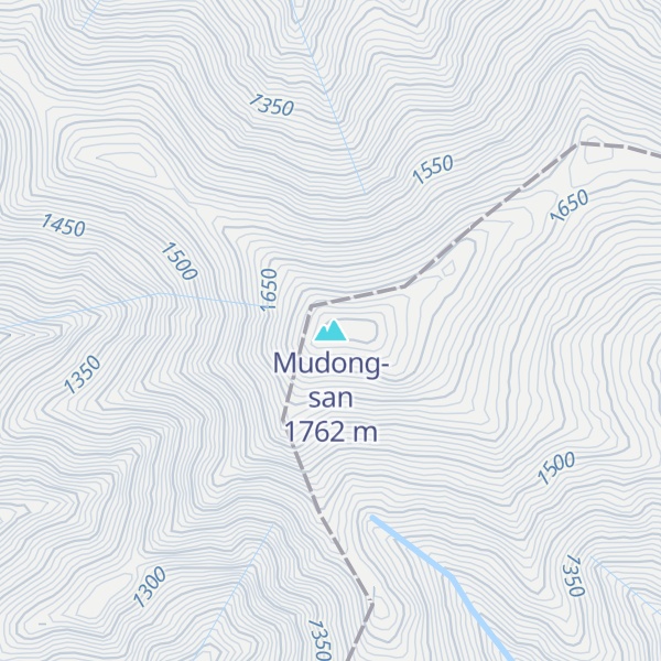 Map of Mudong-san