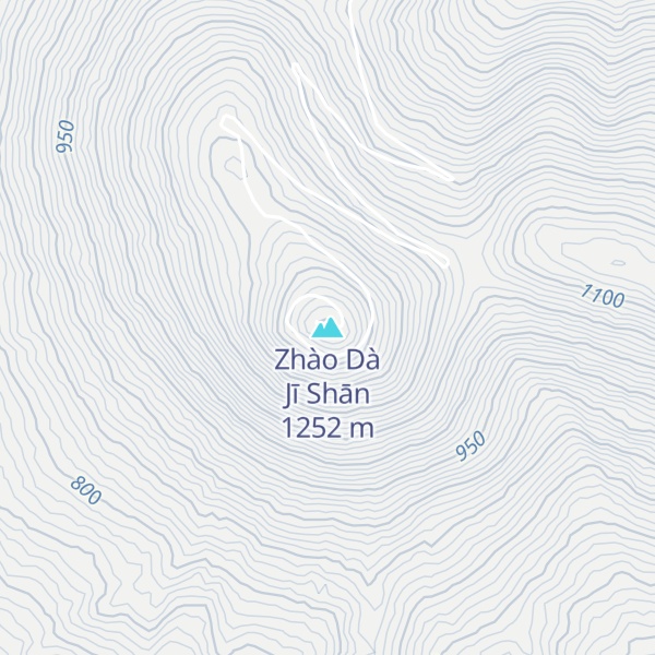Map of Zhào Dà Jī Shān