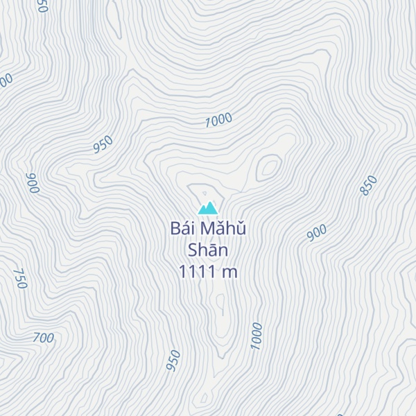 Map of Bái Mǎhǔ Shān