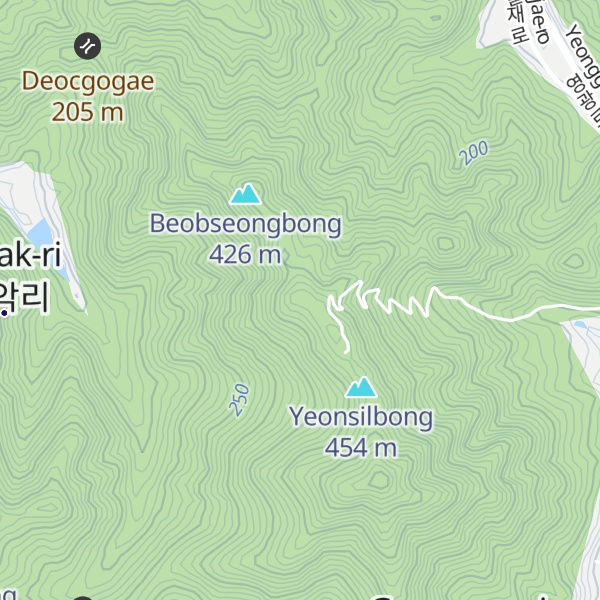 Map of Janggunbong