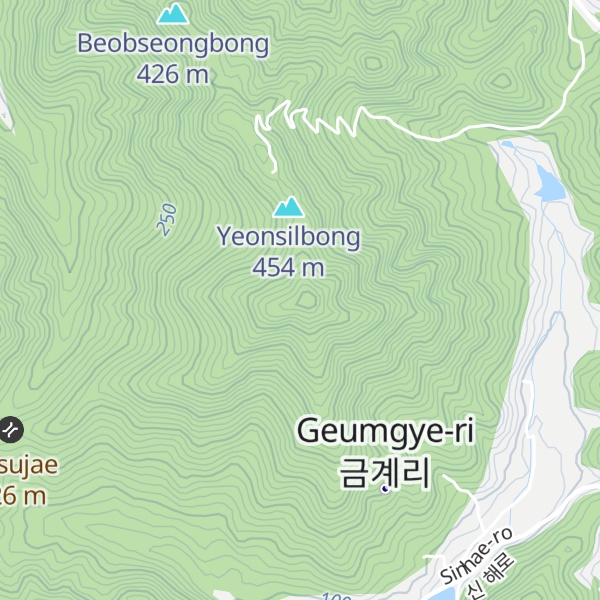 Map of Bulgabsan Yeonsilbong