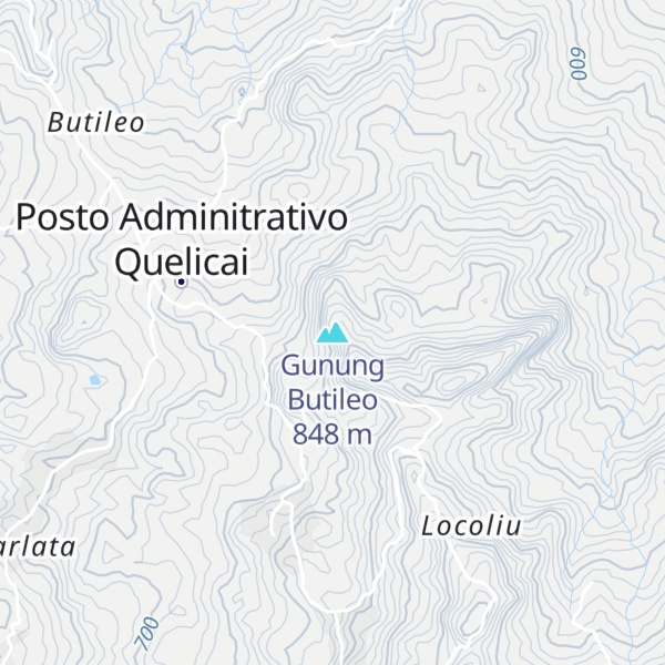 Map of Gunung Butileo