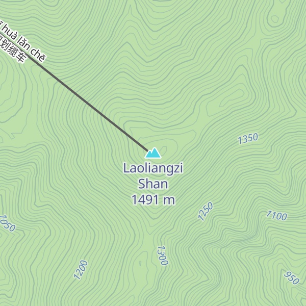 Map of Laoliangzi Shan