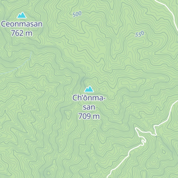 Map of Ch’ŏnma-san
