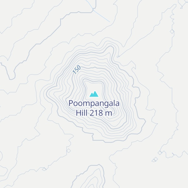 Map of Poompangala Hill