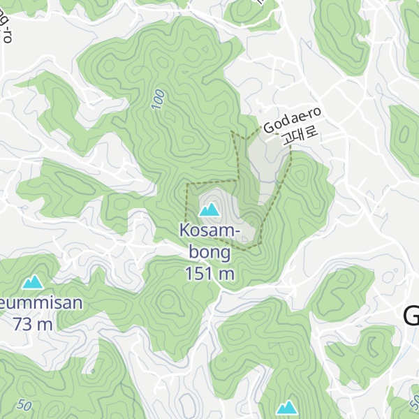 Map of Kosam-bong
