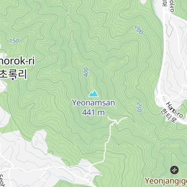Map of Yeonamsan
