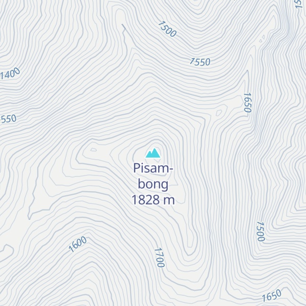 Map of Pisam-bong