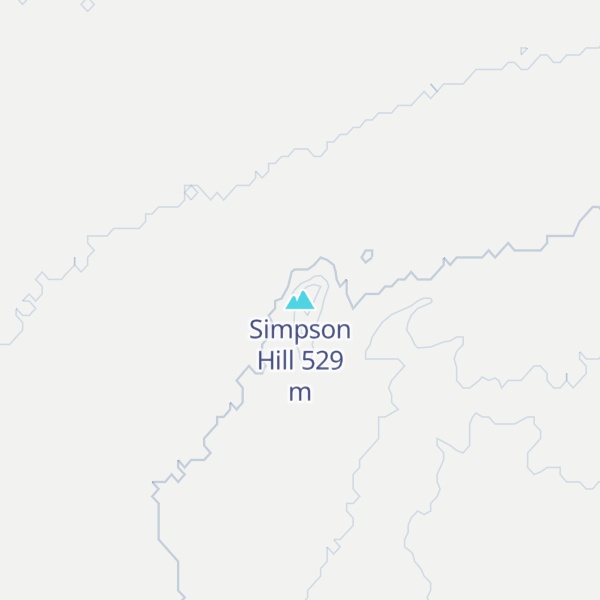 Map of Simpson Hill