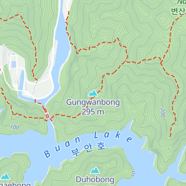 Map of Gungwanbong