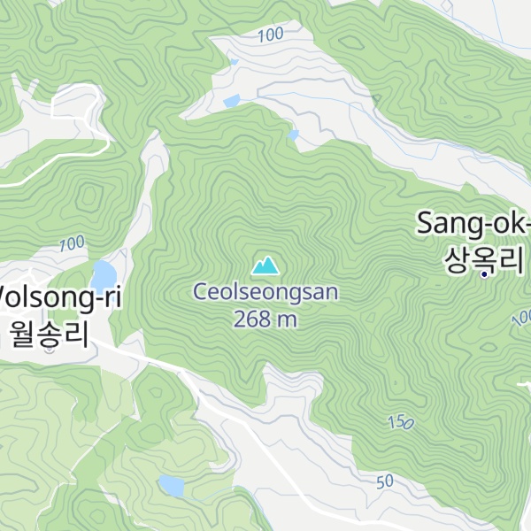 Map of Ceolseongsan