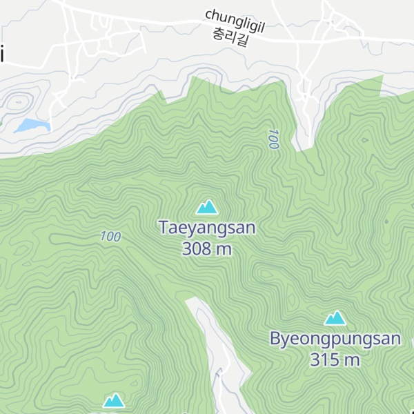 Map of Taeyangsan