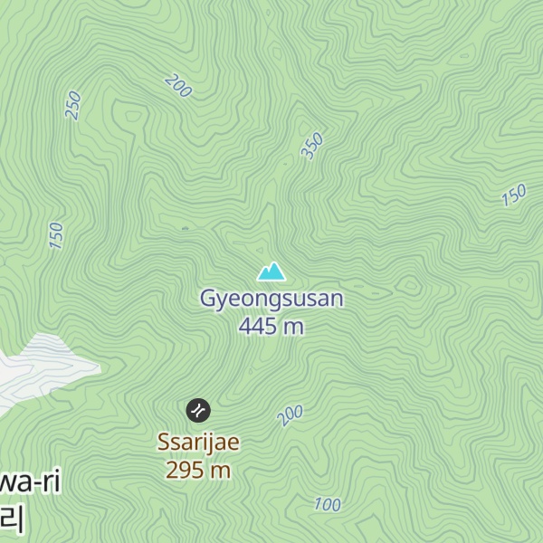 Map of Gyeongsusan
