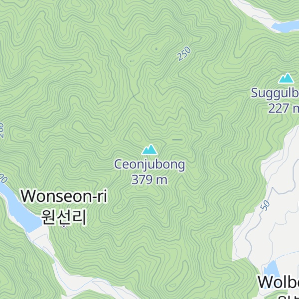 Map of Ceonjubong