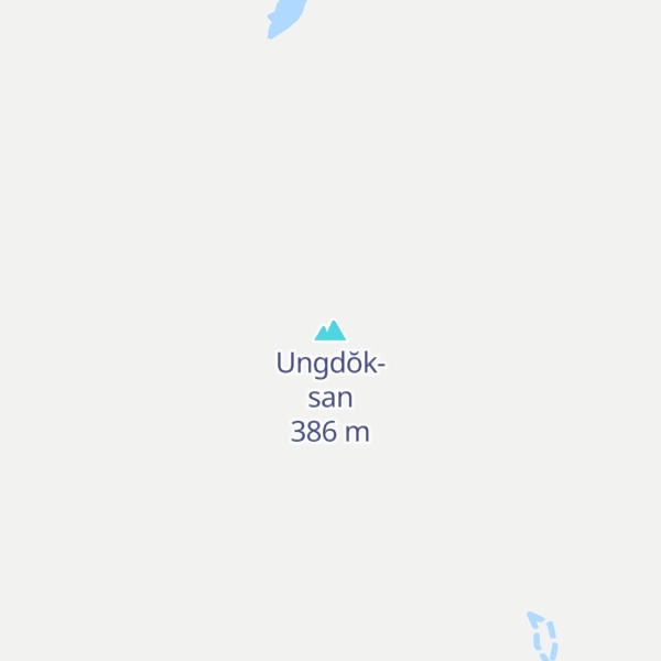 Map of Ungdŏk-san