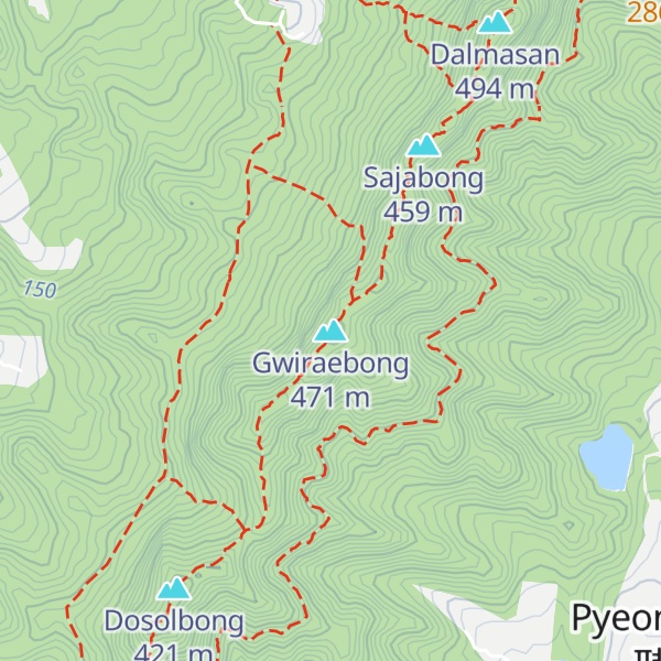 Map of Gwiraebong