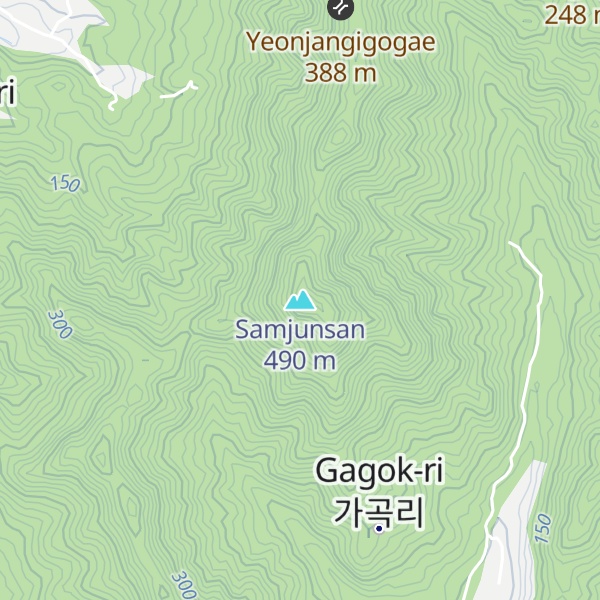 Map of Samjunsan