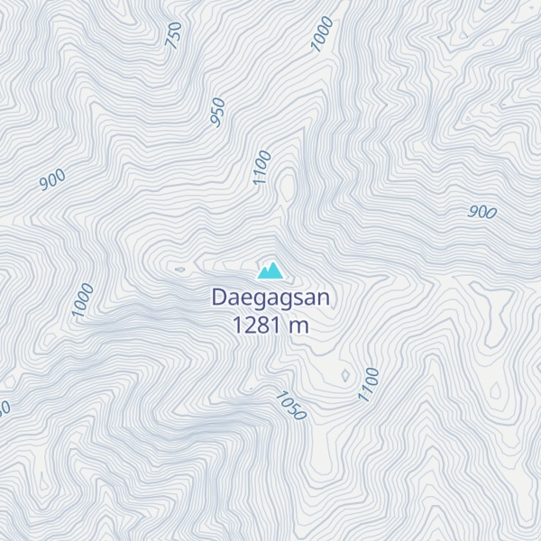 Map of Daegagsan