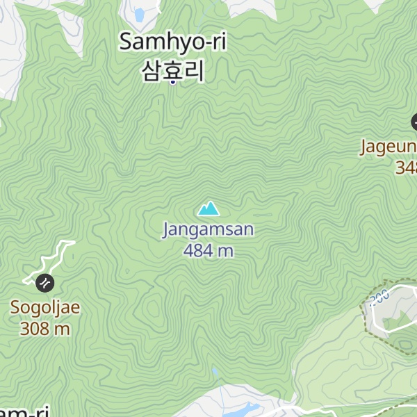 Map of Jangamsan