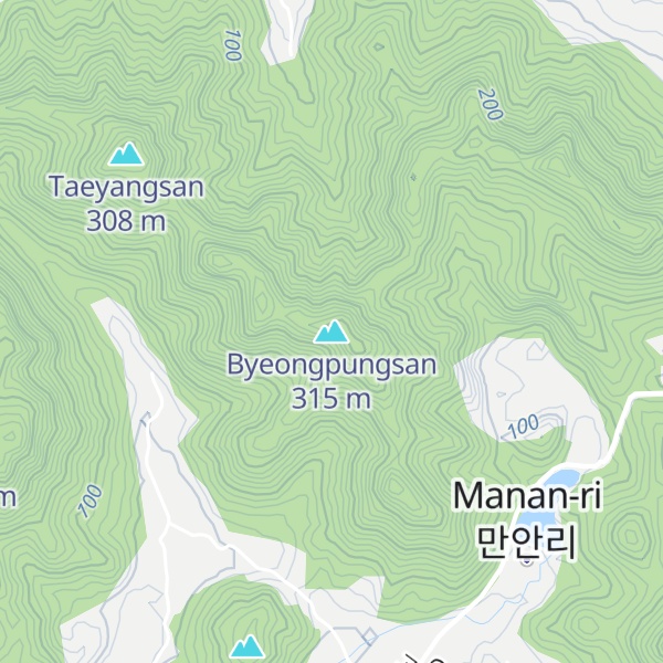 Map of Byeongpungsan