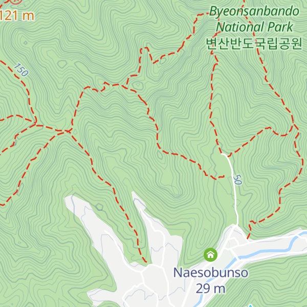 Map of Beoltongbong