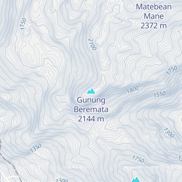 Map of Gunung Beremata