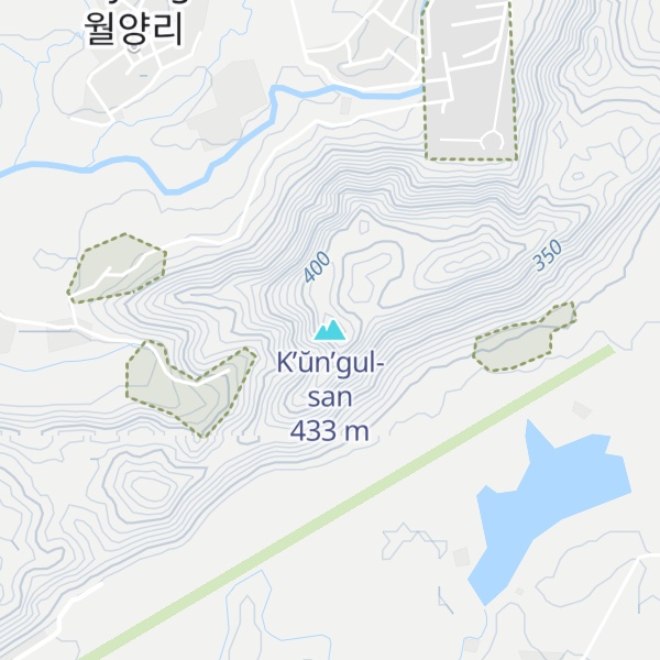 Map of K’ŭn’gul-san