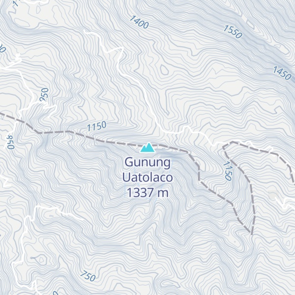 Map of Gunung Uatolaco