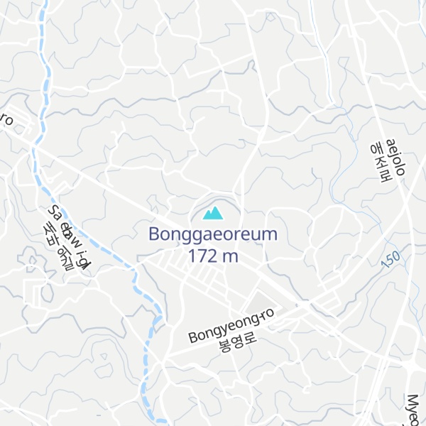 Map of Bonggaeoreum