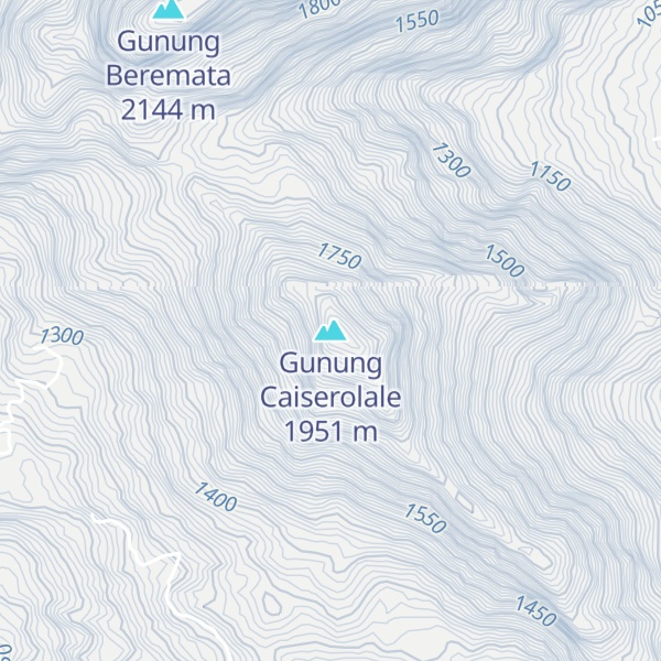 Map of Gunung Caiserolale