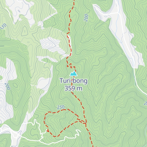 Map of Turi-bong