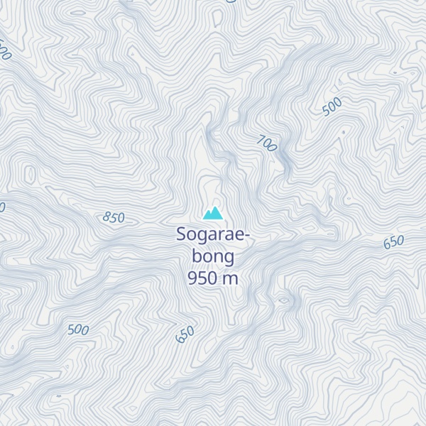 Map of Sogarae-bong