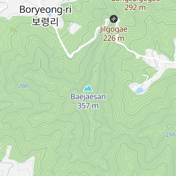 Map of Baejaesan