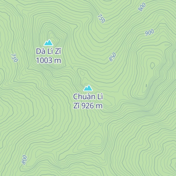 Map of Chuàn Lì Zǐ